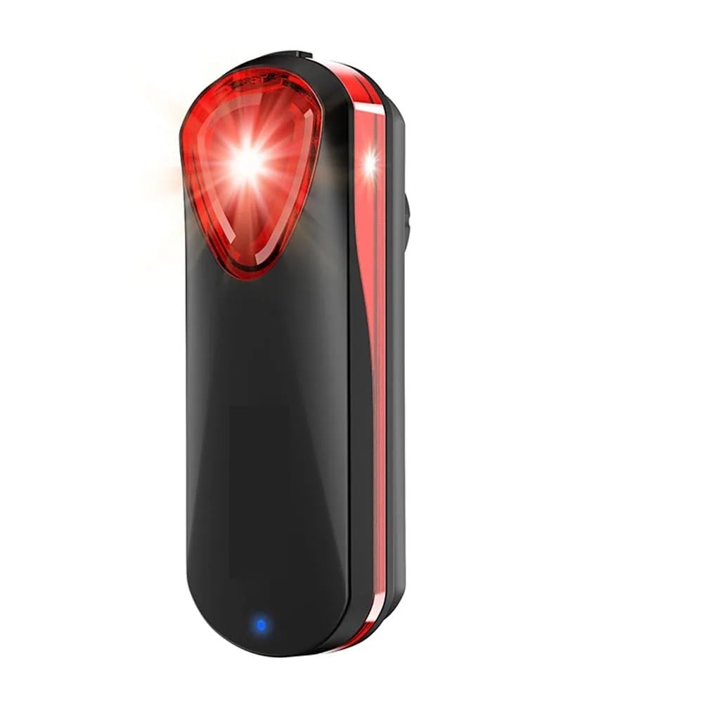 SR30 Radar Tail Light Inteligentne tylne światło rowerowe Czujnik hamulca Lampa ostrzegawcza Wodoodporna lampa rowerowa LED Tylne światło 6 trybów Lampa tylna(SR30)