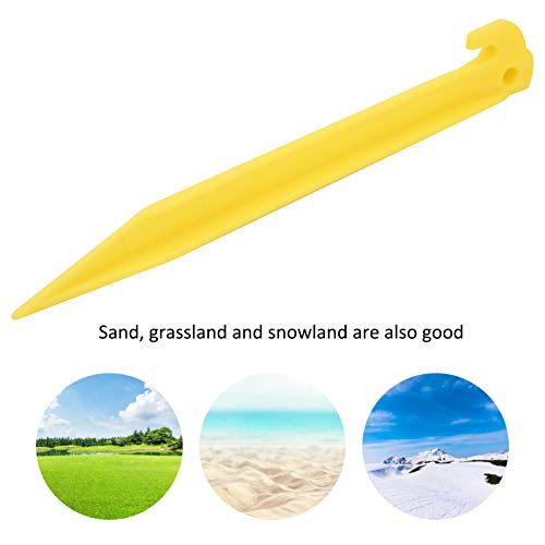 Estacas de barraca, estacas de chão, jardim prático durável para areia