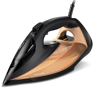 Philips Azur 7000 Series Steam Iron – Blast Through Tough Creases with 250g Boost, 50g/min Continuous Steam, 2800W Fast Heat-Up, Vertical Steam, Non-Stick Elite Soleplate (DST7040/80)