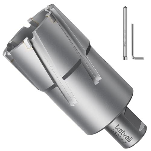 Kolvoii TCT Annular Cutter 1‑5/8" Diameter x 2" Depth, Mag Drill Bit