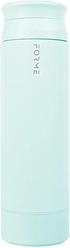 FORME - OG Classic - Coctelera de proteínas de acero inoxidable de 16.9 fl oz + 1.23 oz, doble pared aislada al vacío, bebidas frías y calientes,