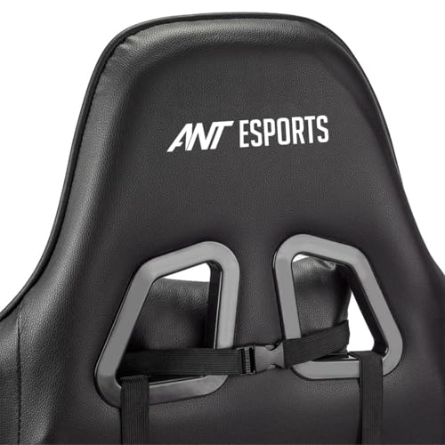 Image of Ant Esports 9077 Ergonomic Gaming Chair, Multifunctional Gaming Chair with Premium PU Leather Upholstery, 2D Armrest, Integrated Neck and Lumbar Support, & 180 Recline - Back & Green