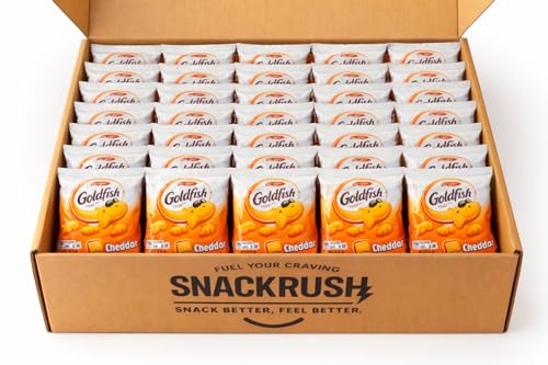 Snack Box – 35 Individually Wrapped Cheddar Cheese Crackers