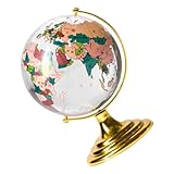 Décor de modèle en cristal - l'ornement est finement sculpté avec un travail exquis, montrant la beauté de l'art, globe de bureau