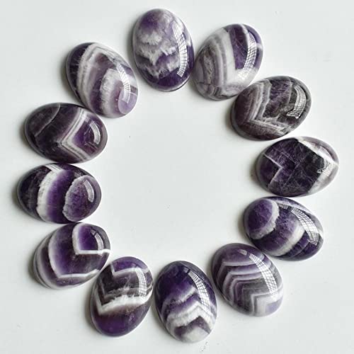 Piedras de cristal amatista natural LQYXGS con perla oval pulida de alta calidad para coleccionistas 3