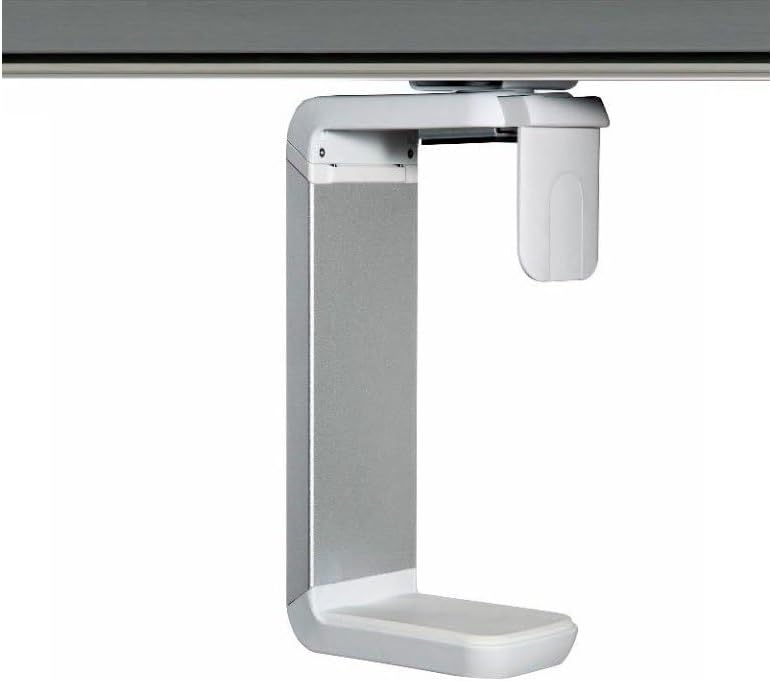 Humanscale CPU600W CPU Holder: Under-Desk Mounting - 360 Degree Swivel Mount