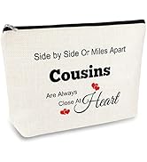 Cousin Gifts Makeup Bag for Women Friendship Gifts for Cousin Travel Cosmetic Pouch Birthday Wedd...