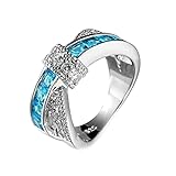 Anillos de promesa de circonita cúbica chapados en oro para mujer - Ocasiones especiales y belleza