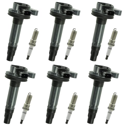 CNPAPC UF553 Ignition Coil Pack Compatible with 3.5L 3.7 Ford Edge Explorer F150 Flex MKS MKT MKZ MKT Mazda 6 2007 2008 2009 2010-2016 Platinum Spark Plug Replacement for 5C1652 DG520 by CNPAPC - Used condition - Image 9