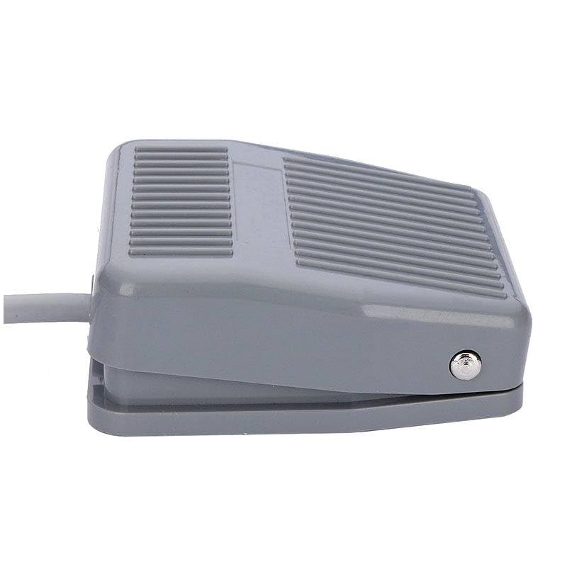 Generic 0-400V Footswitch Foot Momentary Control Switch Electric Power Pedal SPDT Grey TFS-201
