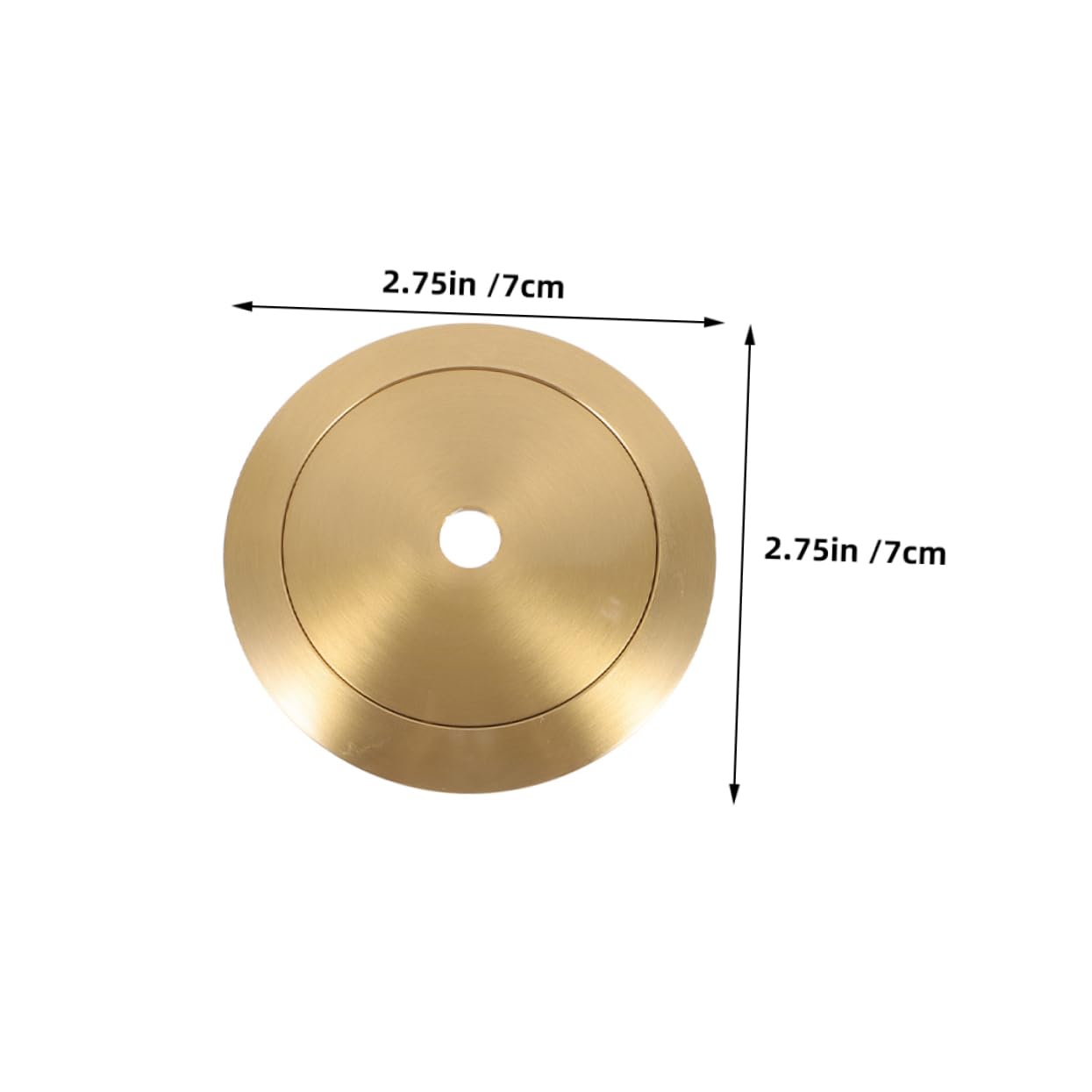 Housoutil Lighting Accessories: 2pc Brass Lamp Shade Retaining Ring Socket Shade Ring Fit for Ceiling Light Fixtures