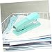 FOYTOKI Metal Stapler for Desk Lightweight Compact Handheld Stapler for Classroom Home Office Binding Loose Paper Effortlessly with All Metal Construction in Mint Green
