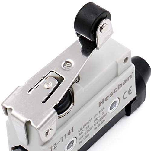 Heschen – Horizontaler Limit-Schalter, kurzer Rollenhebelbetätiger-Aktor, AC 380 V 10 A, Einpolig, TZ-7141