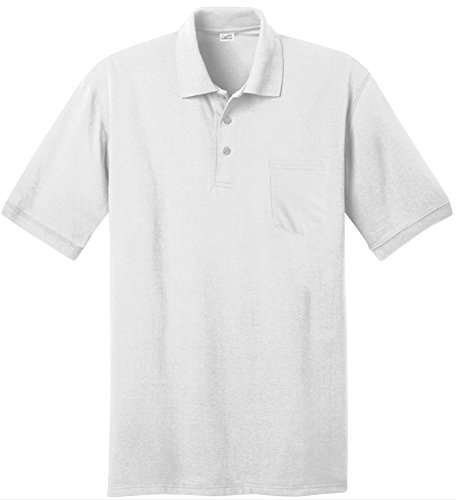 Joe's USA Men's Short-Sleeve Pocket Polo Shirts in 10 Colors. Sizes XS-6XL