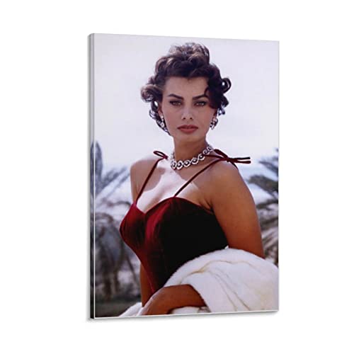 Sophia Loren Classic Hollywood Film Female Star Award-Winning Italian Actress