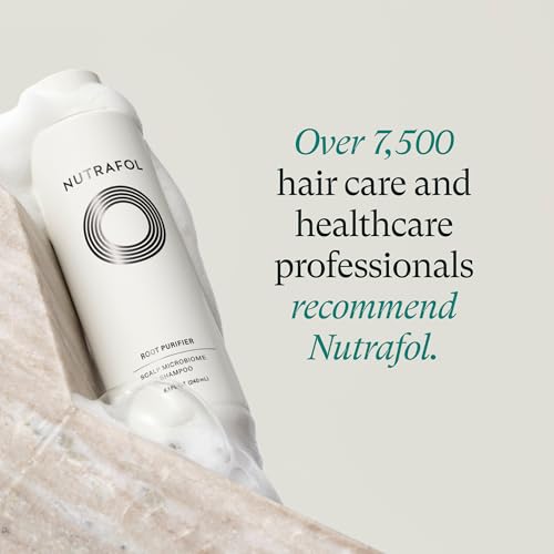 Nutrafol Shampoo and Conditioner, Cleanse and Protect Hair and Scalp, Improves Hair Volume, Strength and Texture, Physician-formulated for Thinning Hair, Color Safe - 8.1 Fl Oz Bottle