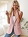 Mina Self Sleeveless Blazers Vest For Women 2025 Tops Pink Womens Fashion Summer Suits Vests Trendy Suit Lightweight Light Jackets Vest Women's Fashion Petite Fitted Ladies Vests Clothing