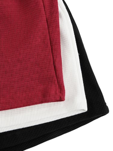Image of SOLY HUX Women's Summer Shorts 3 Packs Casual Comfy Shorts Sets