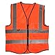 Retoo Warnweste Auto Orange, Universal Sicherheitsweste Reflektierende, Pannenweste, Warnschutzweste, Autozubehör Unisex für Kinder, Erwachsene, Autofahrern, Radfahrer, Arbeitskräften