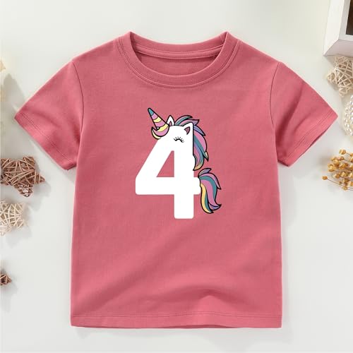 4th Birthday Shirt boy Girl Unisex Four Shirt 4 Year Old Birthday t Shirt Outfits2
