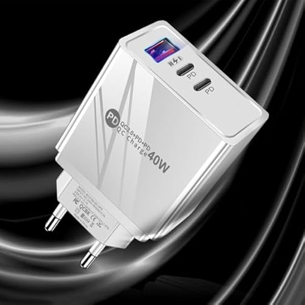 Технология быстрой зарядки 3.0, сетевое зарядное устройство, 40 Вт, QC3.0, быстрая зарядка, адаптер | аксессуары для зарядки телефонов, путешествия, дом, офис, общежитие, круизный лайнер