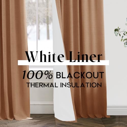 Terracotta Boho Blackout Curtains 96 lnch Long 2 Panel Set, Retro Rust Burnt Orange Cat Proof Western Farmhouse Drapes for Living Room Bedroom,Terra Cotta by PANELSBURG - Image 7