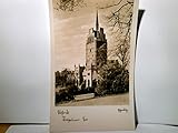  Rostock. Das Kröpeliner Tor. Alte AK s/w. ungel. Gebäudeansicht, Originalfoto Nr. 027
