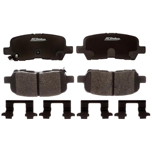 ACDelco Gold 17D999MHPVF1 (19366017) Enhanced Performance Semi-Metallic Rear Disc Brake Pad Set (Police)