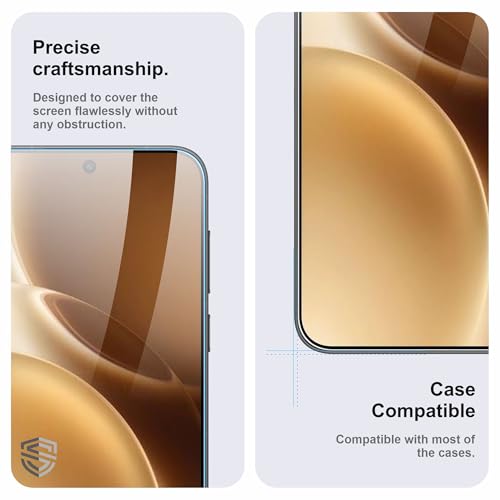 Image of Military-Grade Gorilla Tempered Glass For Vivo X300 Pro (6.78 Inch) With Installation Kit | Edge to Edge Coverage | Black