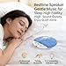 GCLZT Flat Under Pillow Speakers, Bluetooth Pillow Speaker for Sleeping, Low Profile Pillows Speaker with White Noise Sound, Volume Control & Auto-Off Timer, Wireless Sleep Speakers (Blue*Gray)