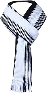 giffemans Stylish Warm Winter Wear Acrylic Woolen lightweight Checkered Striped Muffler/Scarf//Stole/Shawl Warn Soft for Snow For Men & Women| Boy's and Girl's Combo Pack (1, White)-picture-47