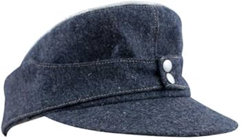 WW2 ドイツ軍 M43 野戦服 野戦帽&ズボンベルト付き Amazon | 第二次世界大戦 ドイツ軍 空軍 将校用 M43 規格帽 軍帽