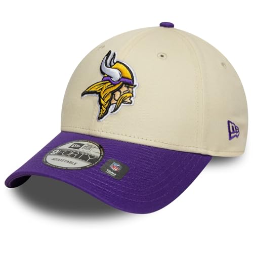 Casquette 9FORTY New Era Minnesota Vikings homme crème