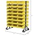 Akro-Mils 30235 AkroBins Plastic Storage Bins, Space-Saving Stackable Bins for Garage, Pantry, Craft Organization, 11-