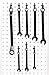 Colorstorm Pegboard Hooks Kit Pegboard J Hook Assortment 100PK Black Peg Hooks