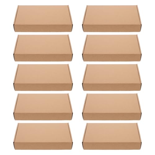NAMOARLY Mailer Box Paper Shipping Box 10pcs White Foldable for Packaging Small Business Shipping