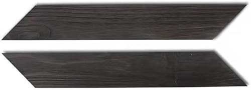 Miniatura 3 de Kingsman Panel de pared de madera recuperada de colores mixtos para despegar y pegar en diseño de espina de pescado (gris mezclado)