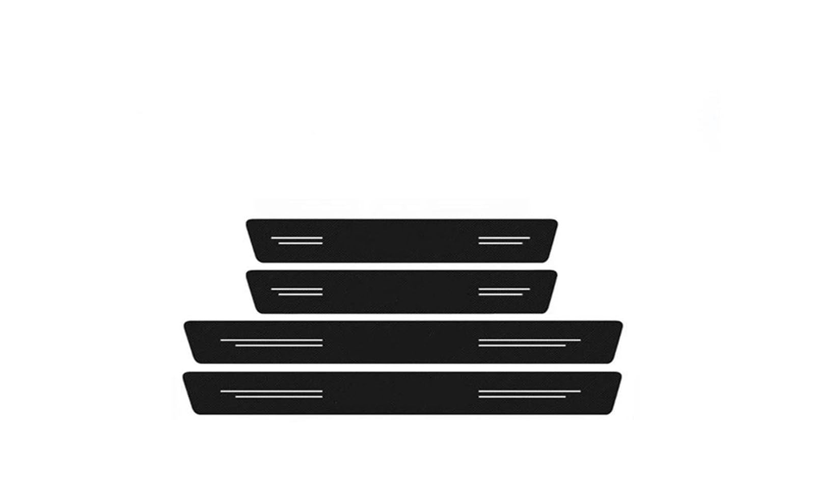 for Hyundai IX35 Rear Trunk Bumper Protective Stickers Entry Pedal Scuff Scratch Film LuminousCar Door Sill Decals(4PCS)