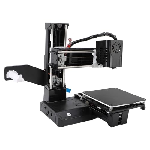 Cuifati 3D Printer Mini Desktop Printing 3D Printer for Kids Easy One-Touch Printing Machine 100x100x100mm Print Size Re