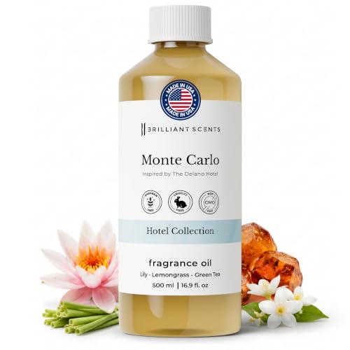 Brilliant Scents Monte Carlo Fragrance Oil for Diffuser, 500ml -