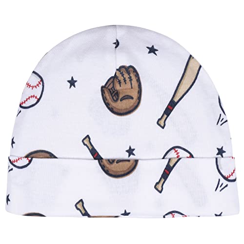 Gerber Baby Boys Cap and Mitten Sets Sports Blue Newborn - image 3
