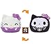 TeeTurtle Reversible Sanrio Hello Kitty 4-Inch Halloween Skull Two-Sided Flip Plush Toy with Embroidered Details - Cute Mini Collectible Plush for Kids, Teens, and Adults
