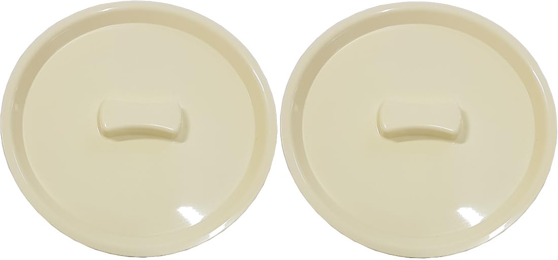 2x FabaCare Medizinische Pflege-Bettpfanne für Erwachsene aus Kunststoff, Bettpfanne, Toilettentopf, Mobile Toilette, Zimmertopf, Stechpfanne, Töpfchen, Stechbecken, Nachttopf, Mobiles WC, Doppelpack