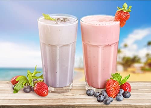 Image of 400 ML Highball Glass Set of 4 Large Drinking Glasses Heavy Base Tumblers for Water, Juice and Cocktails, Iced Tea, Milkshake, Coke,Home, Everyday Use-Dishwasher Safe (Tall 400 ML, Set of 4)