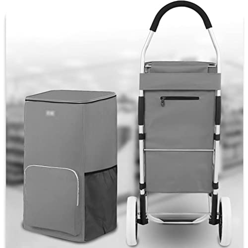 WLKINF Einkaufstrolley für Zuhause, Lebensmittel, Einkaufstrolley, Thermostattasche, Einkaufstrolley, Treppenklettern… – Bild 5