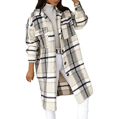 Manteau à Carreaux WHZXYDN Cover