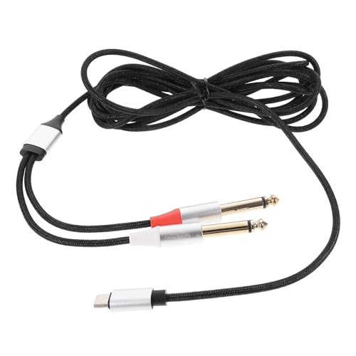 Cable de audio tipo C dual SHOWERORO ideal para escuchar música en el coche o altavoces de casa