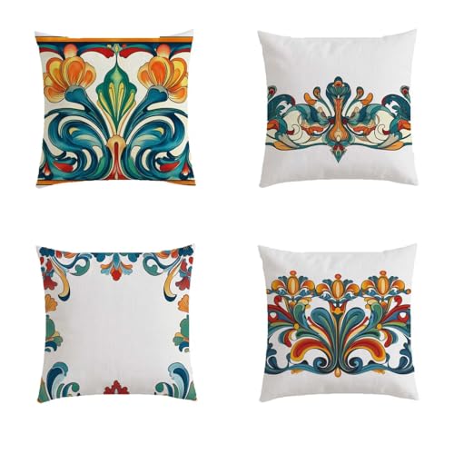 Housse coussin extérieur turquoise imperméable : finis les coussins mouillés