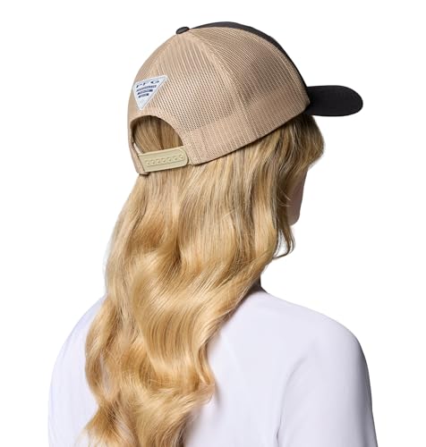Image of Columbia Unisex Unisex PFG Fish Flag Mesh Snap Back Hat, Shark /Beach /Fish Flag, One Size