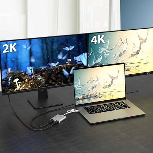 Adaptateur USB-C vers 2 HDMI j5create JCA365 Argent 0.2m